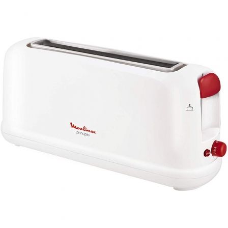 Moulinex Tostadora Principio Blanca con Ranura Larga de 25 cm